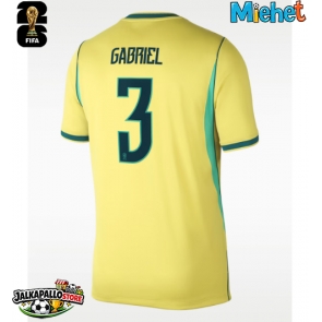 Brasilia Gabriel Magalhaes #3 Kotipaita MM-kisat 2026 Lyhythihainen